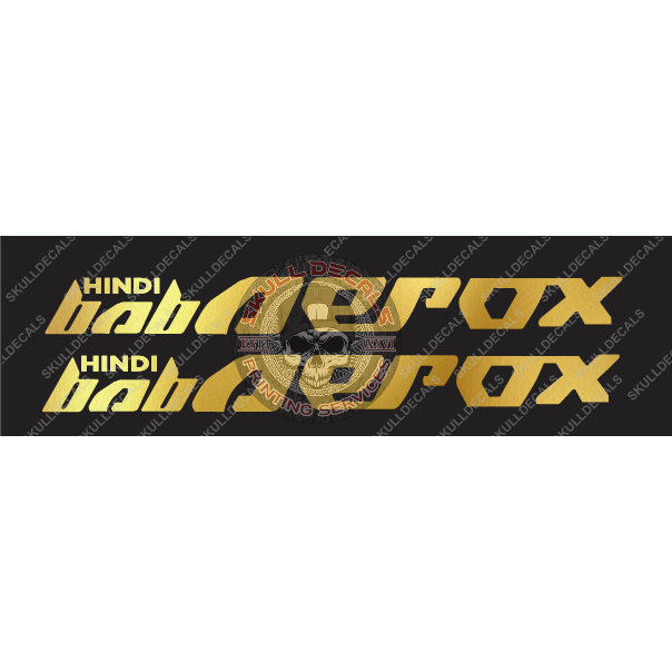 Aerox Z fairing Decals 