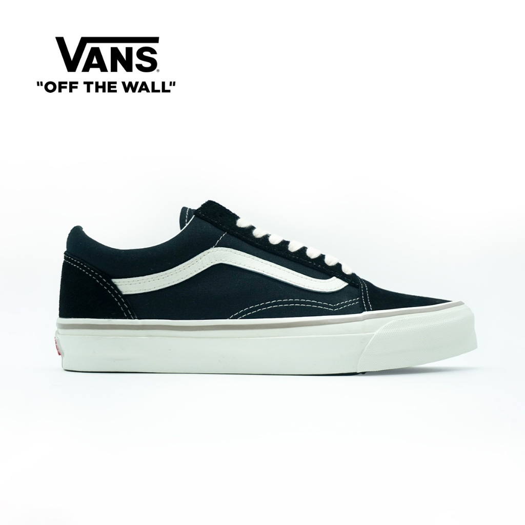 Vans Old Skool 36 Black Marshmallow For Men Shopee Philippines