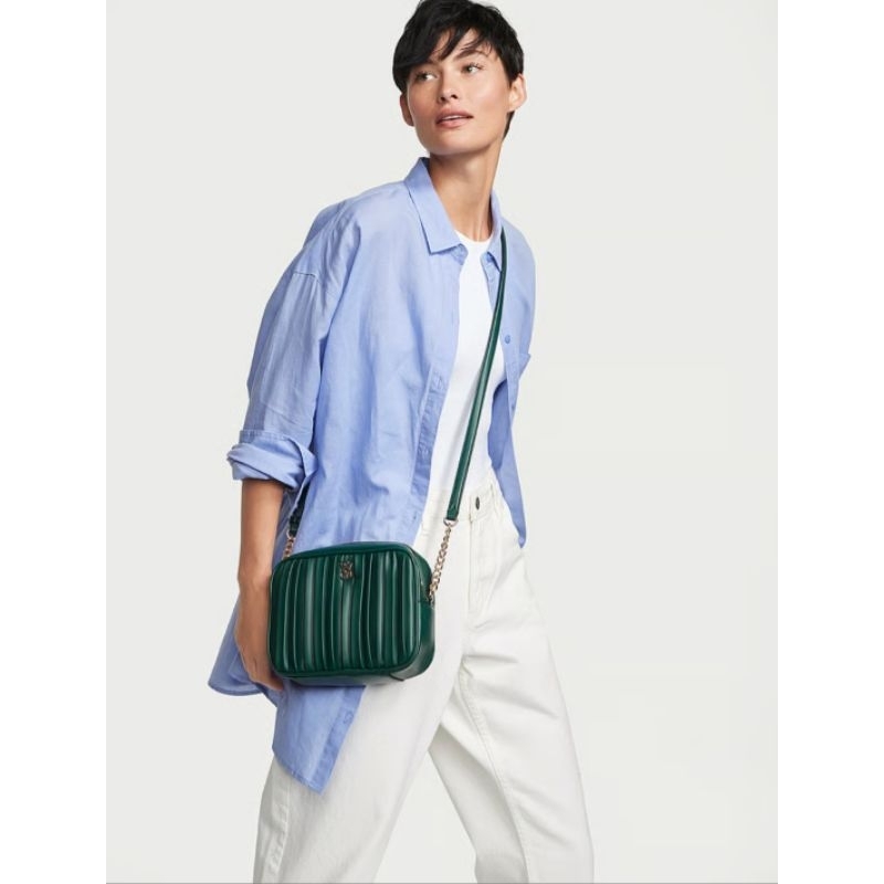 SALE Victorias Secret Top Zip Crossbody Bag Mini Shoulder Bag Shopee Philippines
