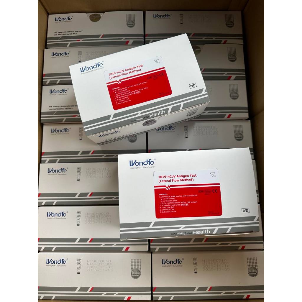 Wondfo Nasopharyngeal Ag Testing Kit Lateral Flow Method (20pcs