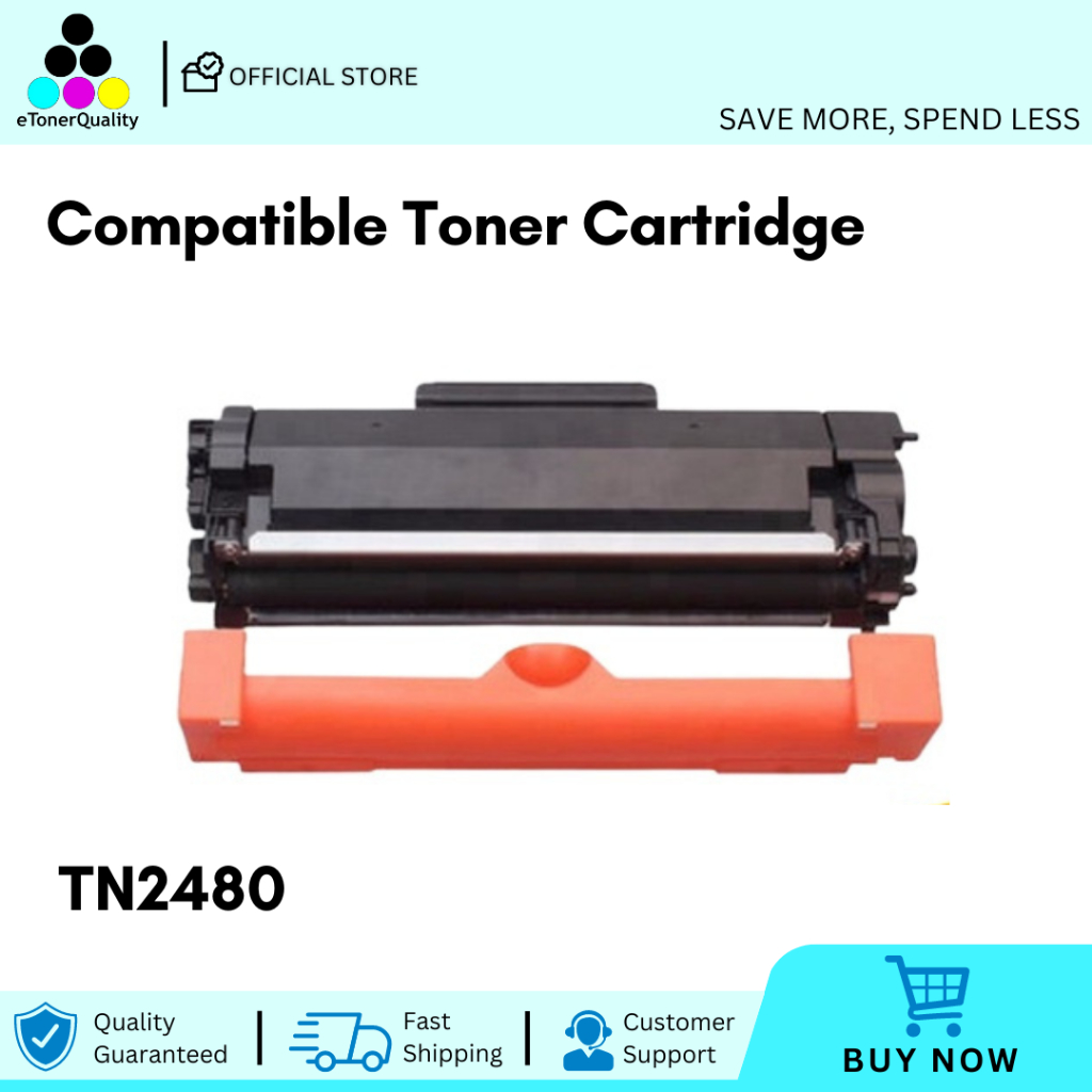 eTONER Compatible toner cartridge TN2480 TN-2480 TN 2480 for Brother ...