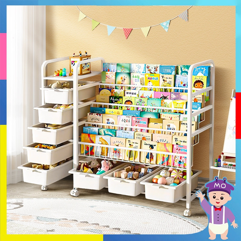 【Free Shipping】Toy Organizer Kids Toy Storage Rack Book Shelf for Kids ...