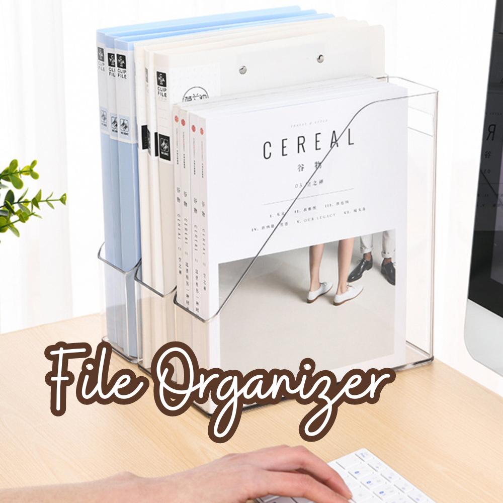 File Organizer Transparent Document Desktop Storage Multipurpose ...