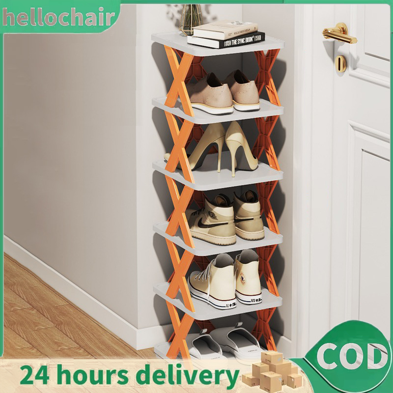 Simple doorway shoe rack Multi-layered partition shoe storage cabinet ...