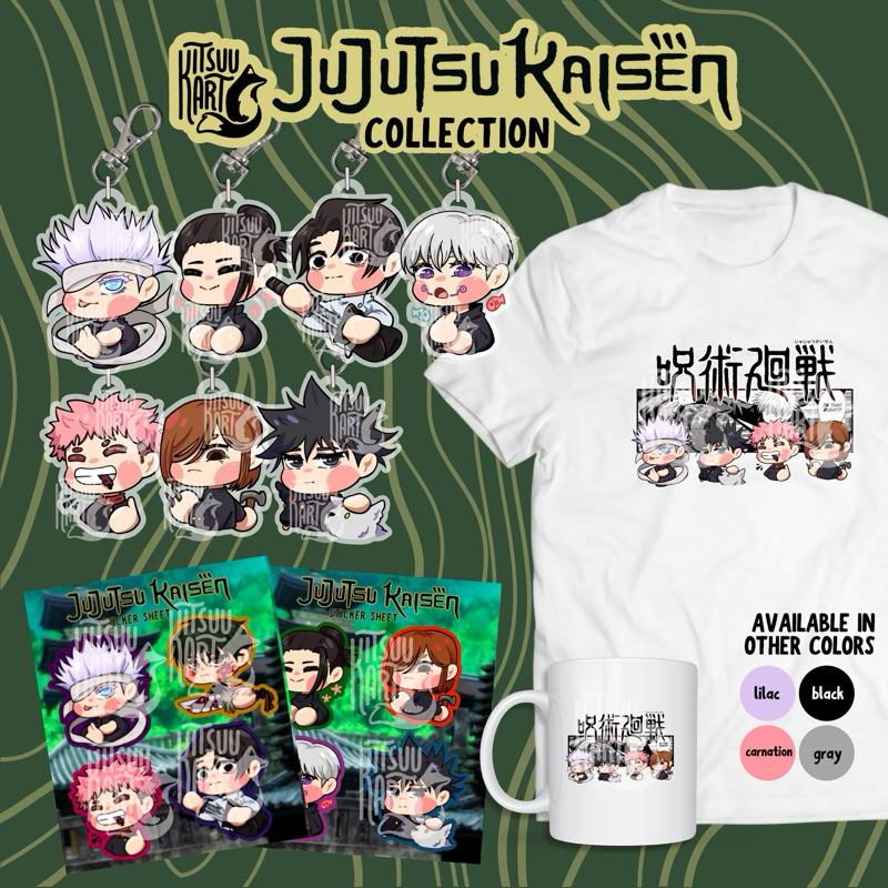 Jujutsu Kaisen JJK Collection | Gojo Keychain Sticker Mug Shirt ...