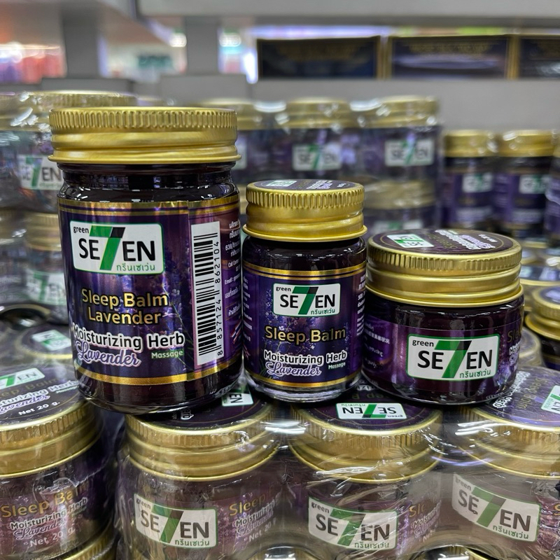 GREEN SEVEN THAI LAVENDER BALM MOISTURIZING HERB MASSAGE HEADACHE ...