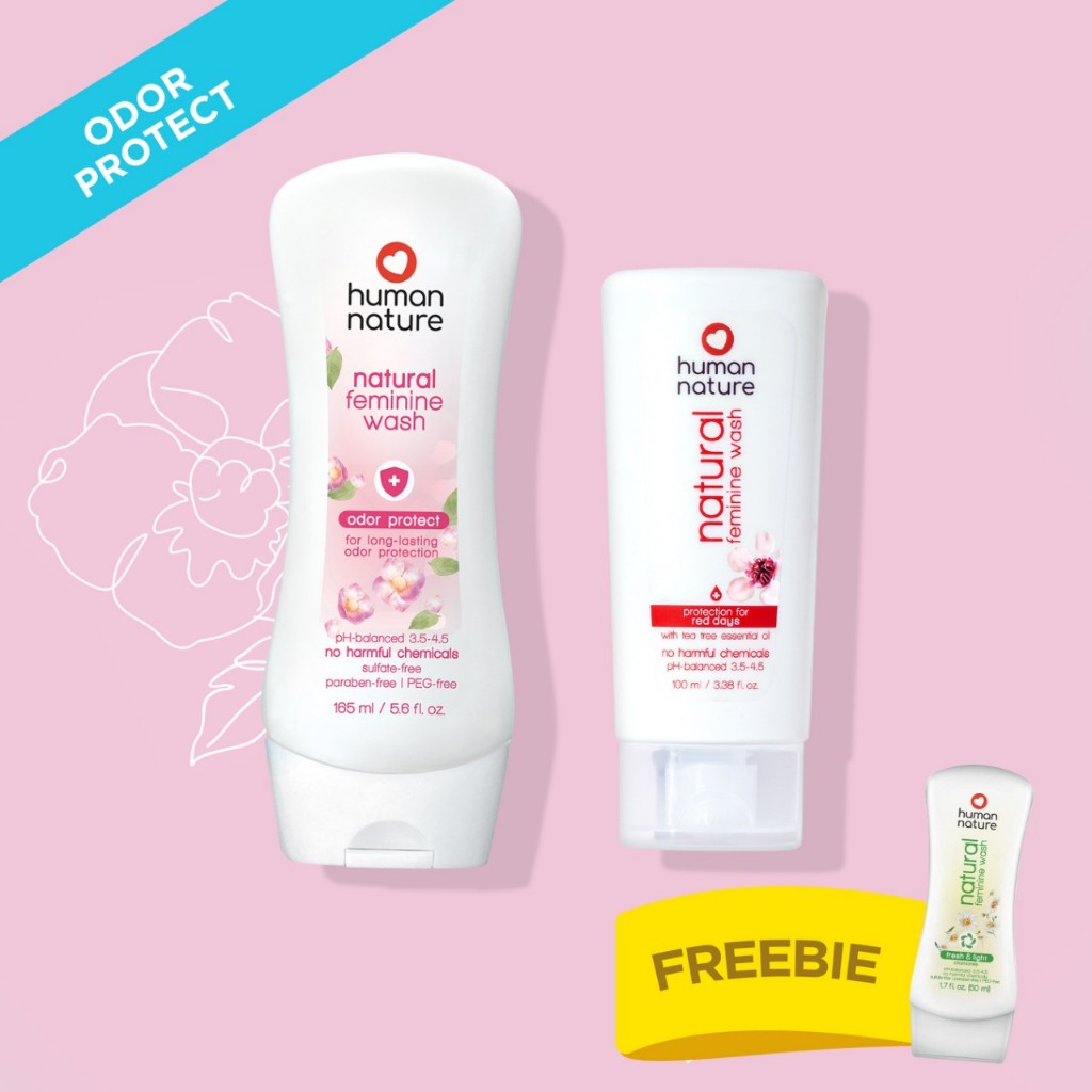 Human Nature Feminine Wash and Red days Duos FREEBIE LIVE EXCLUSIVE