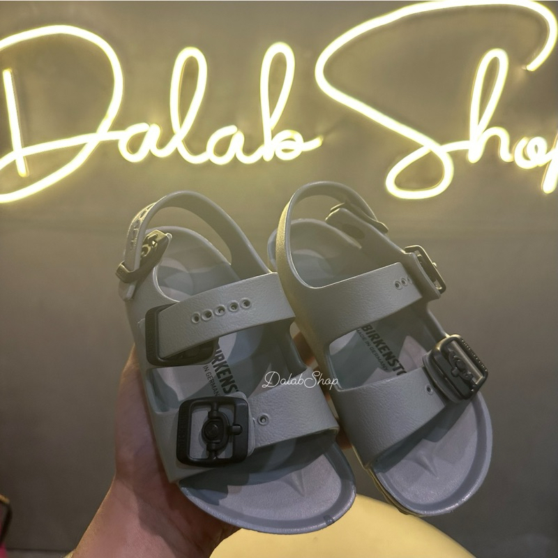 Birkenstock Milano EVA Kids Seal Gray Shopee Philippines