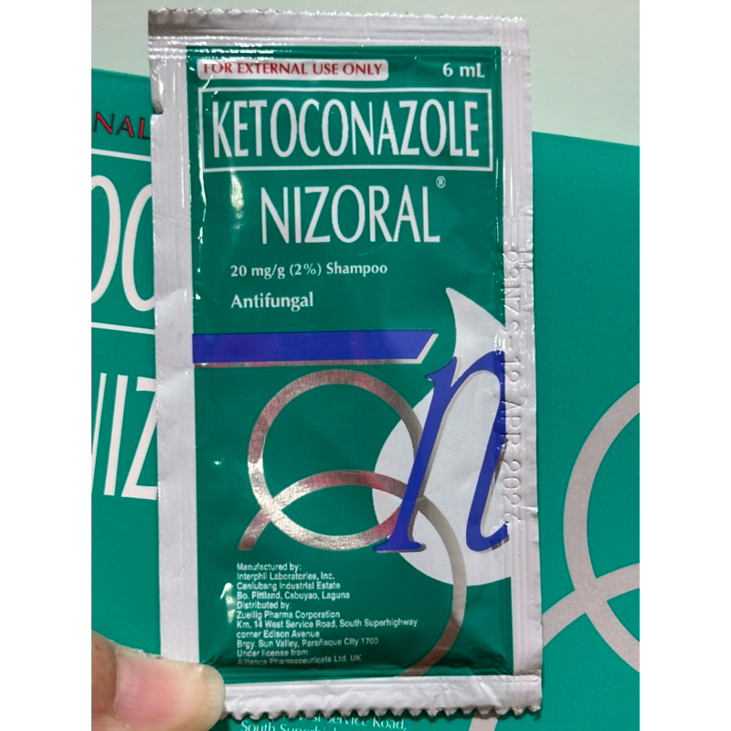 NIZORAL SHAMPOO Dandruff Treatment 6ml (1pc sachet) | Shopee Philippines