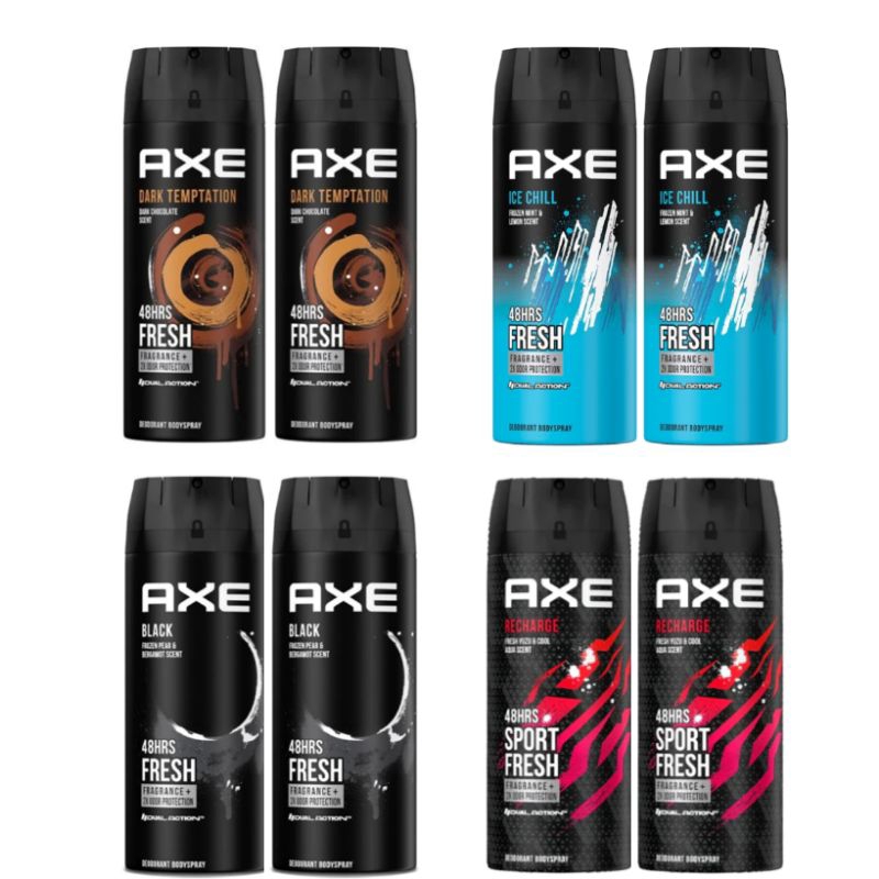 Axe Dark Temptation / Axe Ice Chill 135ml / axe black 135 ml / axe ...