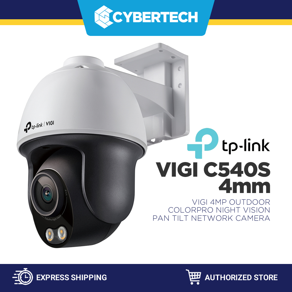 Cybertech TP-Link VIGI C540S 4mm VIGI 4MP Outdoor ColorPro Night Vision ...