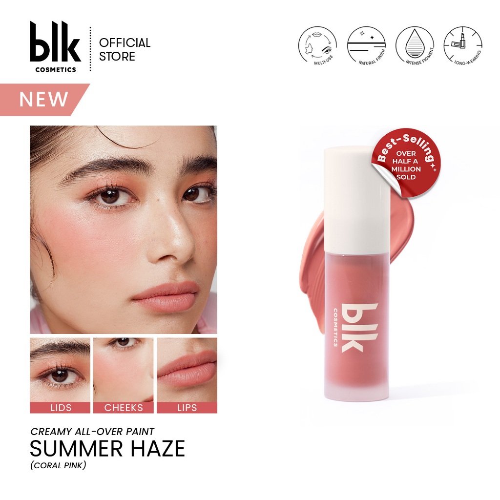 blk cosmetics fresh creamy all over paint summer haze | Shopee Philippines