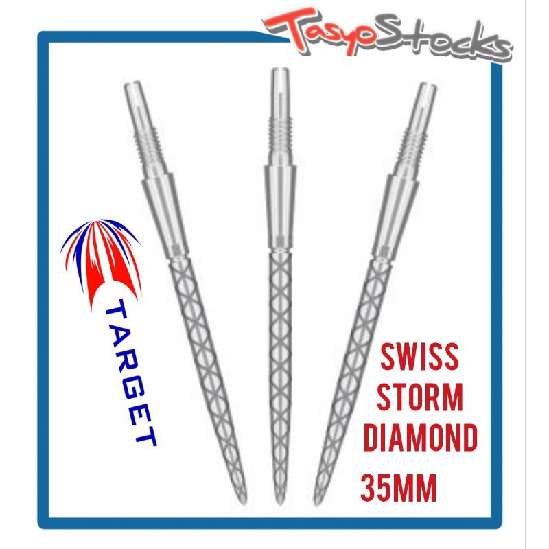 TARGET SWISS STORM DIAMOND DART POINTS [35MM] Shopee Philippines