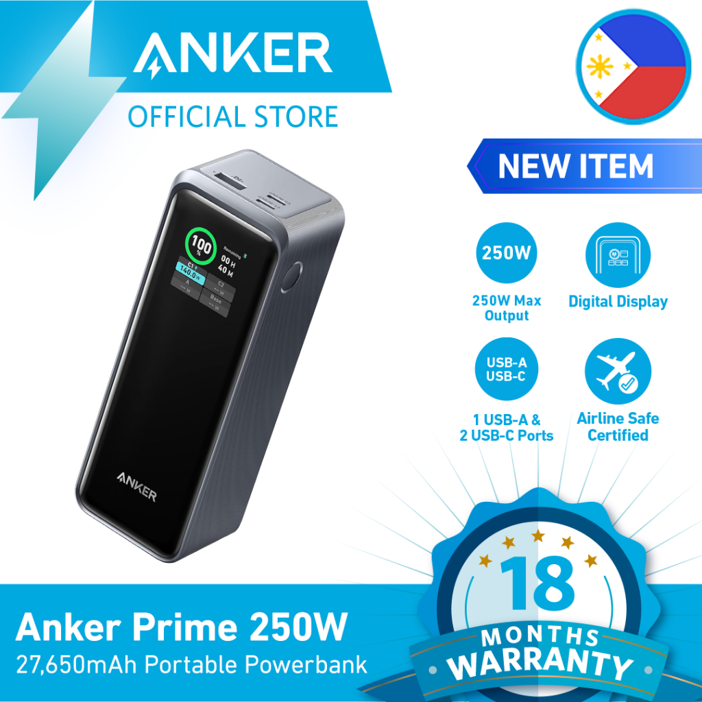 ハイエンドモデル！Anker Prime 27650mAh, 250W 未使用 スマホアクセサリー