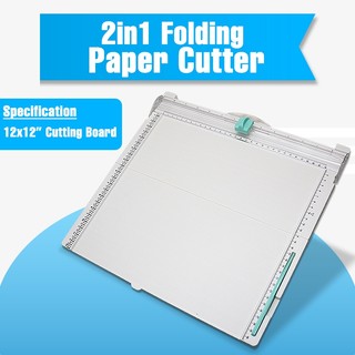 2in1 Multi-Function Foldable Paper Cutter Plastic Base Paper Trimmer ...