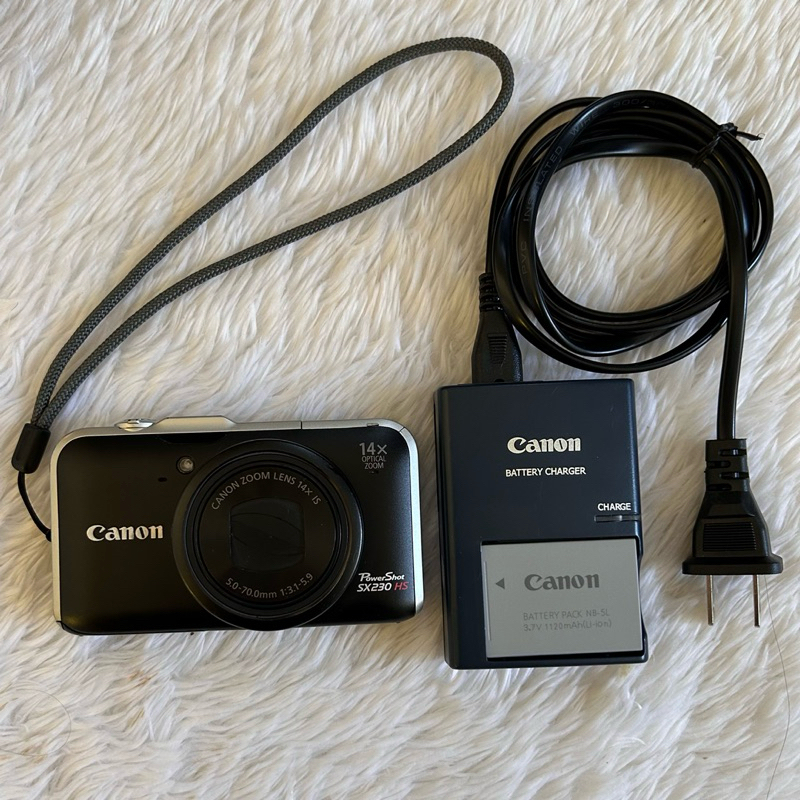 14x Zoom Canon Powershot SX230 HS PC1587 Digital Camera Used Preloved