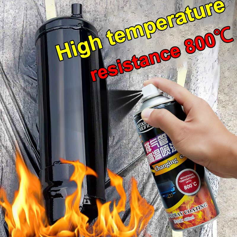 50 years without fading Motorcycle 800°High Temp Spray Paint Engine ...