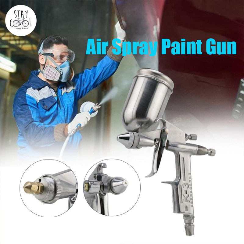 Professional Spray Gun, F75 400ML Pneumatic Spray Gun Airbrush Sprayer ...