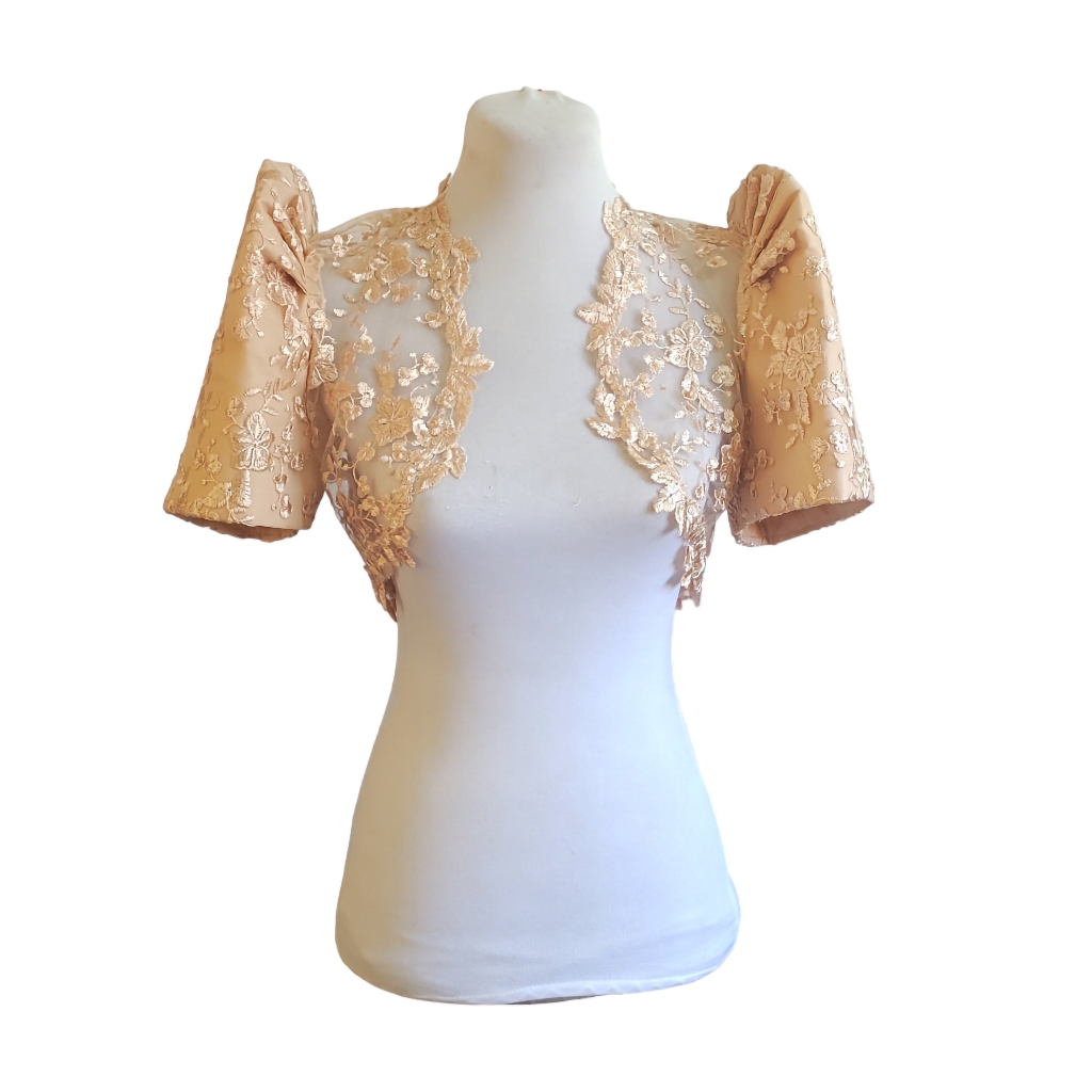 Freebily Coprispalle Donna Elegante Bolero Cardigan Corto A Maniche - Foto 13