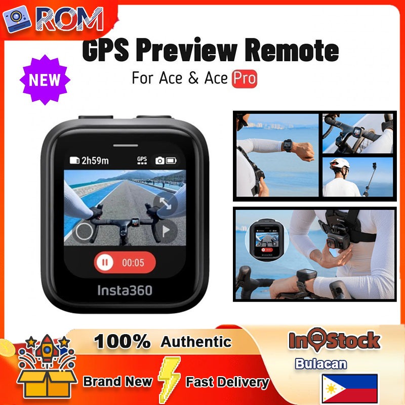 【Bulacan Stock】Insta360 GPS Preview Remote For Insta360 X4/Ace Pro With ...