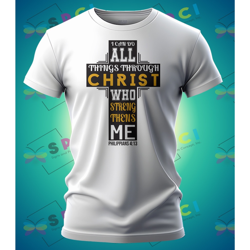 Bible Verse Shirt Unisex (CHRIST) | Shopee Philippines