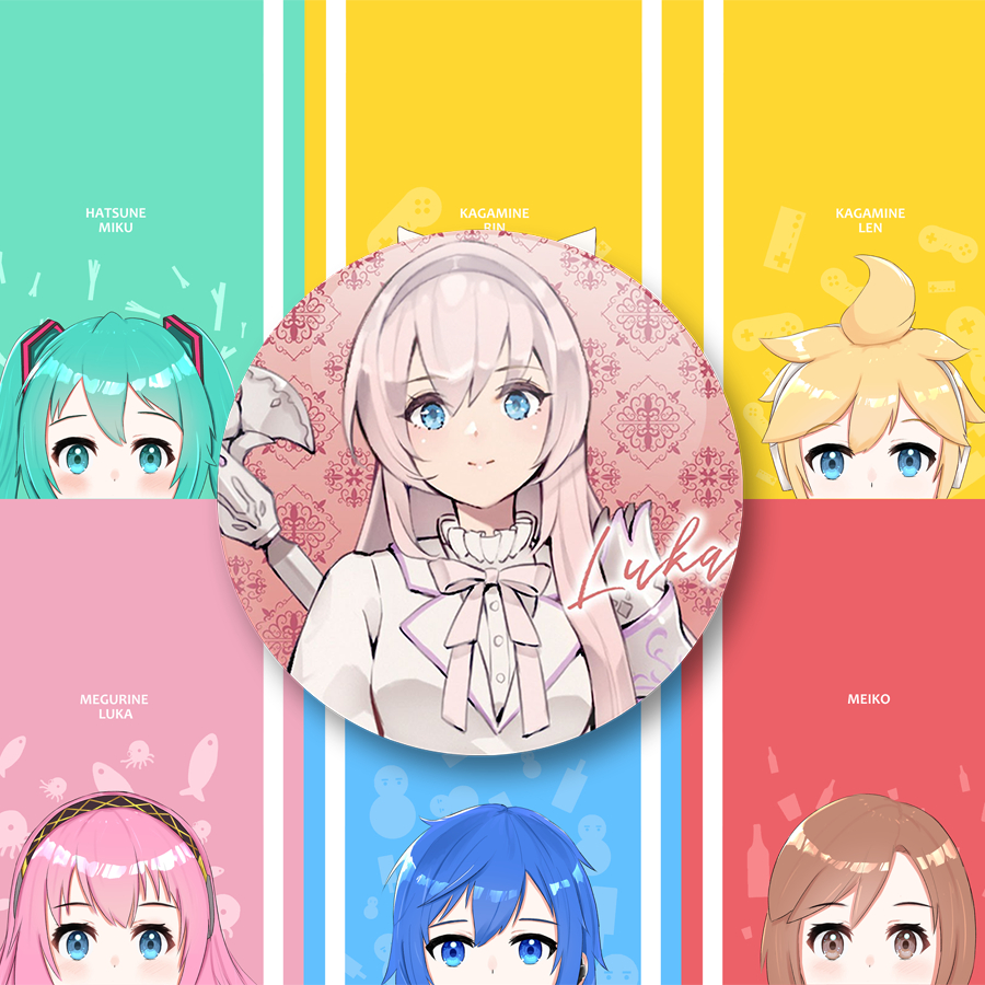 Vocaloid Button Pin / Badge Project sekai Virtual Singer Pin Badge ...