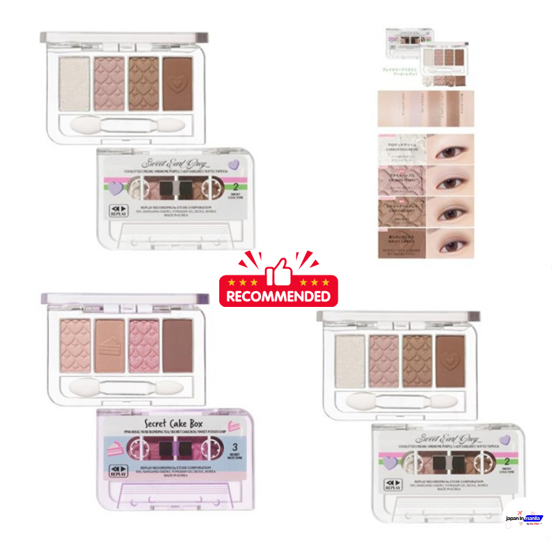 ETUDE [Etude Official] Play Color Eyes Mini Ayu Ladies? / 4 Color Palette Eye Shadow Lame Mat