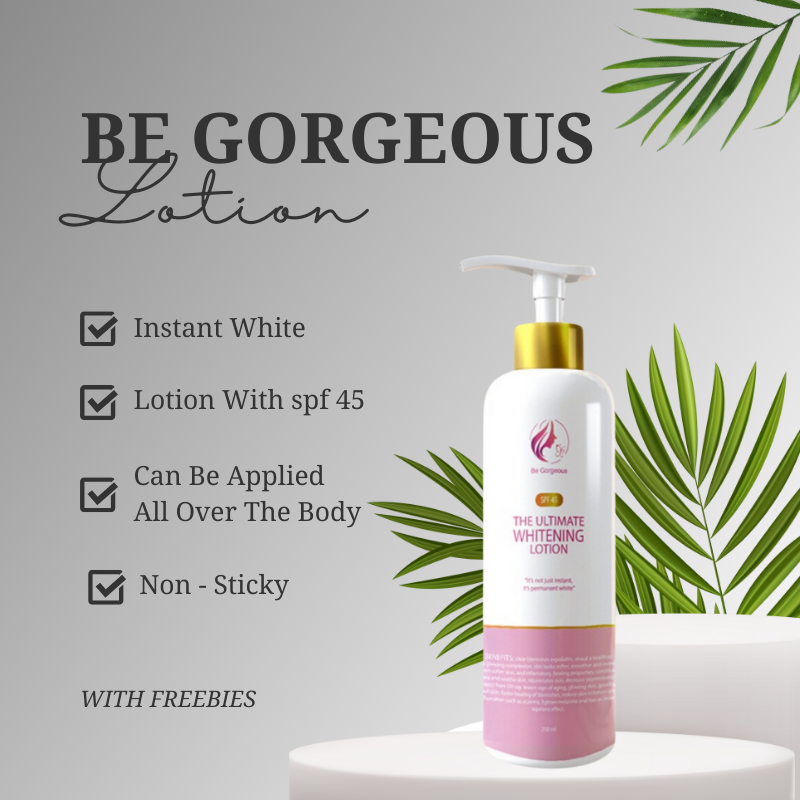 Be Gorgeous Ultimate Whitening Lotion 100 Effective Whitening