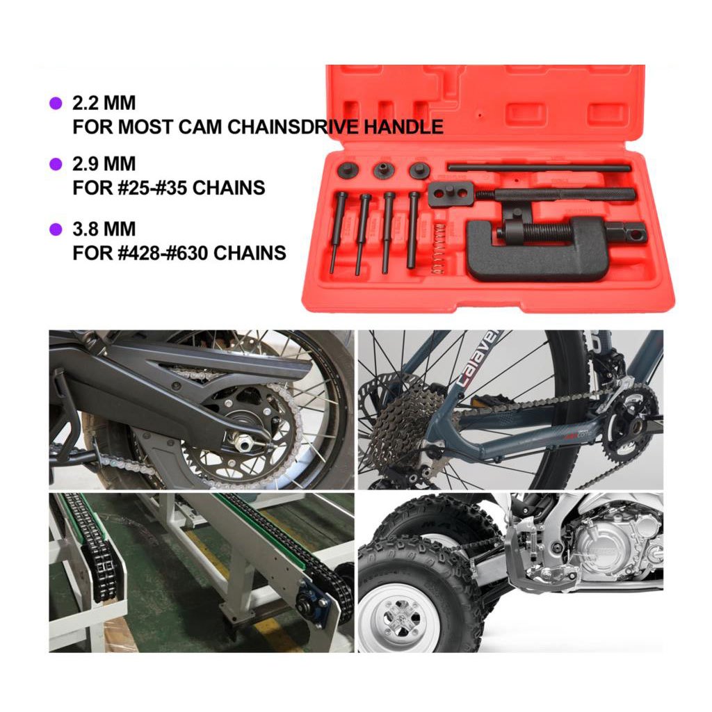Motorcycle Bike Chain Breaker Splitter Link Riveter Universal Bikes ...