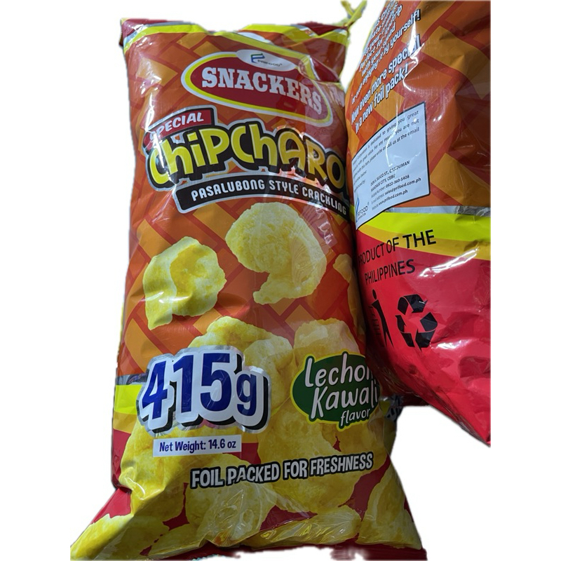 Prifood Snackers Cheese Ring and Chipchron lechon kawali | Shopee ...