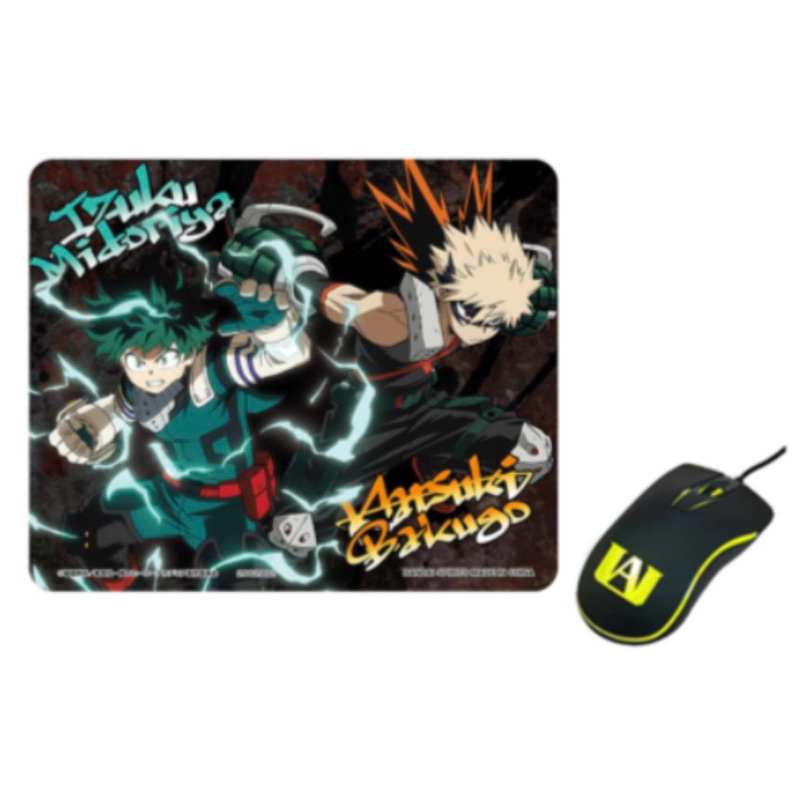 Deku Izuku Midoriya and Katsuki Bakugo Mouse and Mouse Pad Collectible ...