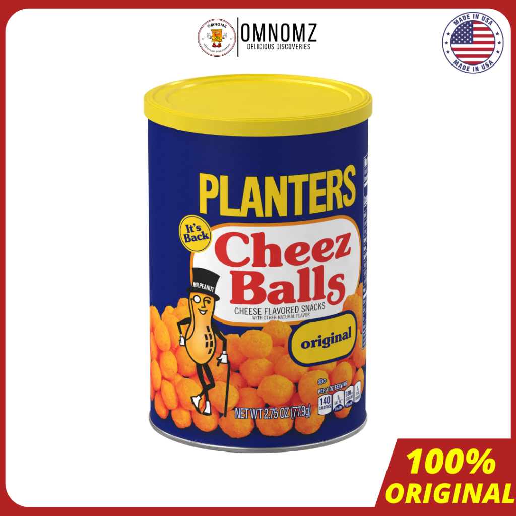 Planters Cheese Balls Cheese Flavored Snacks 77.9g Shopee Philippines