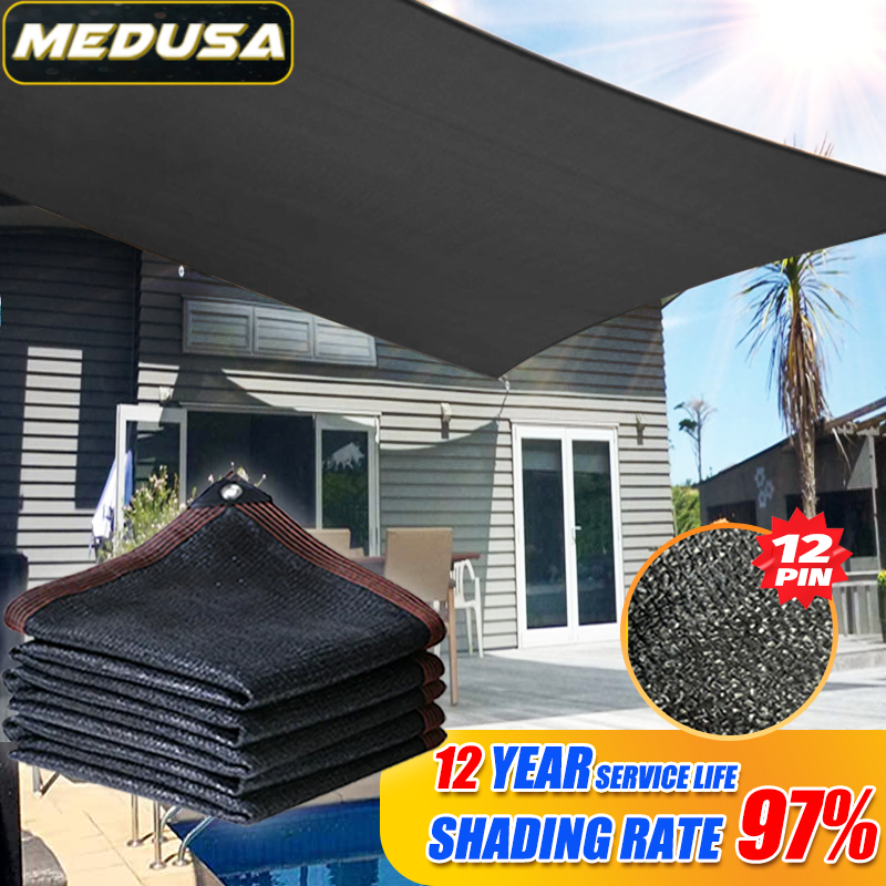 Anti UV 97% Sunshade Net Shade Outdoor Waterproof Sun Shade Net for ...