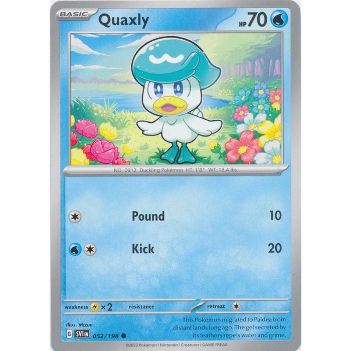 Quaxly - 052/198 (Mirage Holo) - Miscellaneous Cards & Products (MCAP ...