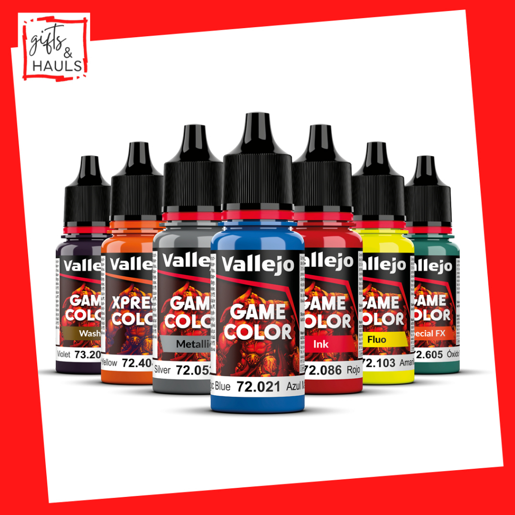 Vallejo Game Color Acrylic Paint (18ml ea) for Miniature and Model