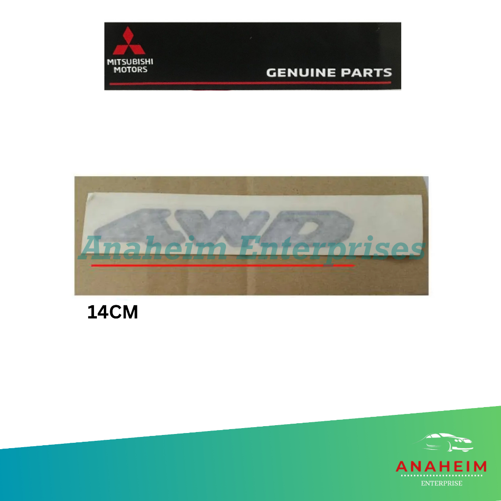 Mitsubishi 4WD Decal Adhesive | Shopee Philippines