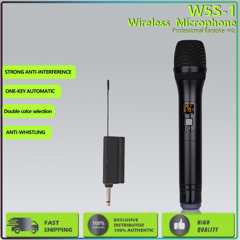 Rechargable Wireless Microphone for videoke UHF universal wireless mic