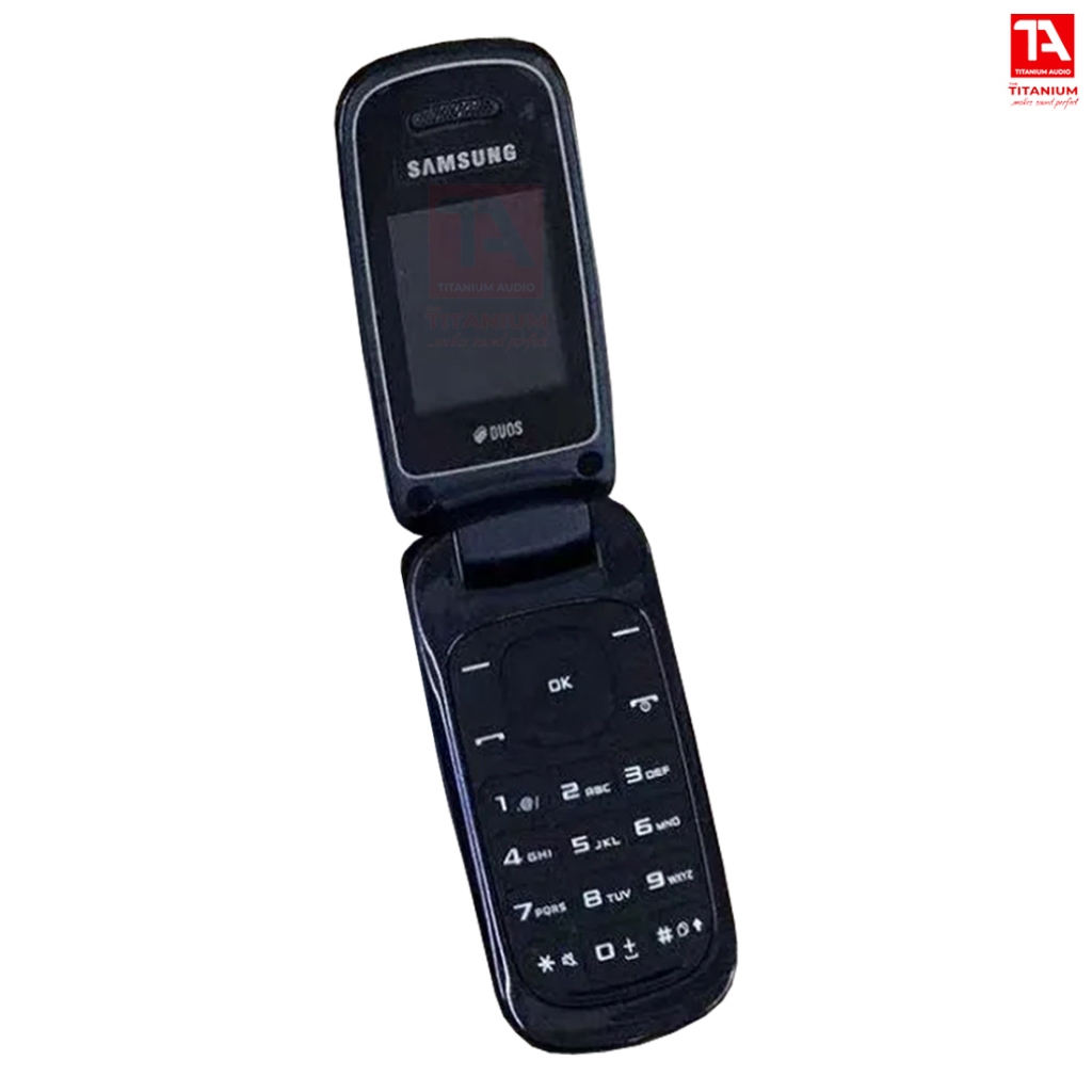 Samsung GTE1272 Original Dual Sim Flip phone Keypad Phone Mobile Basic