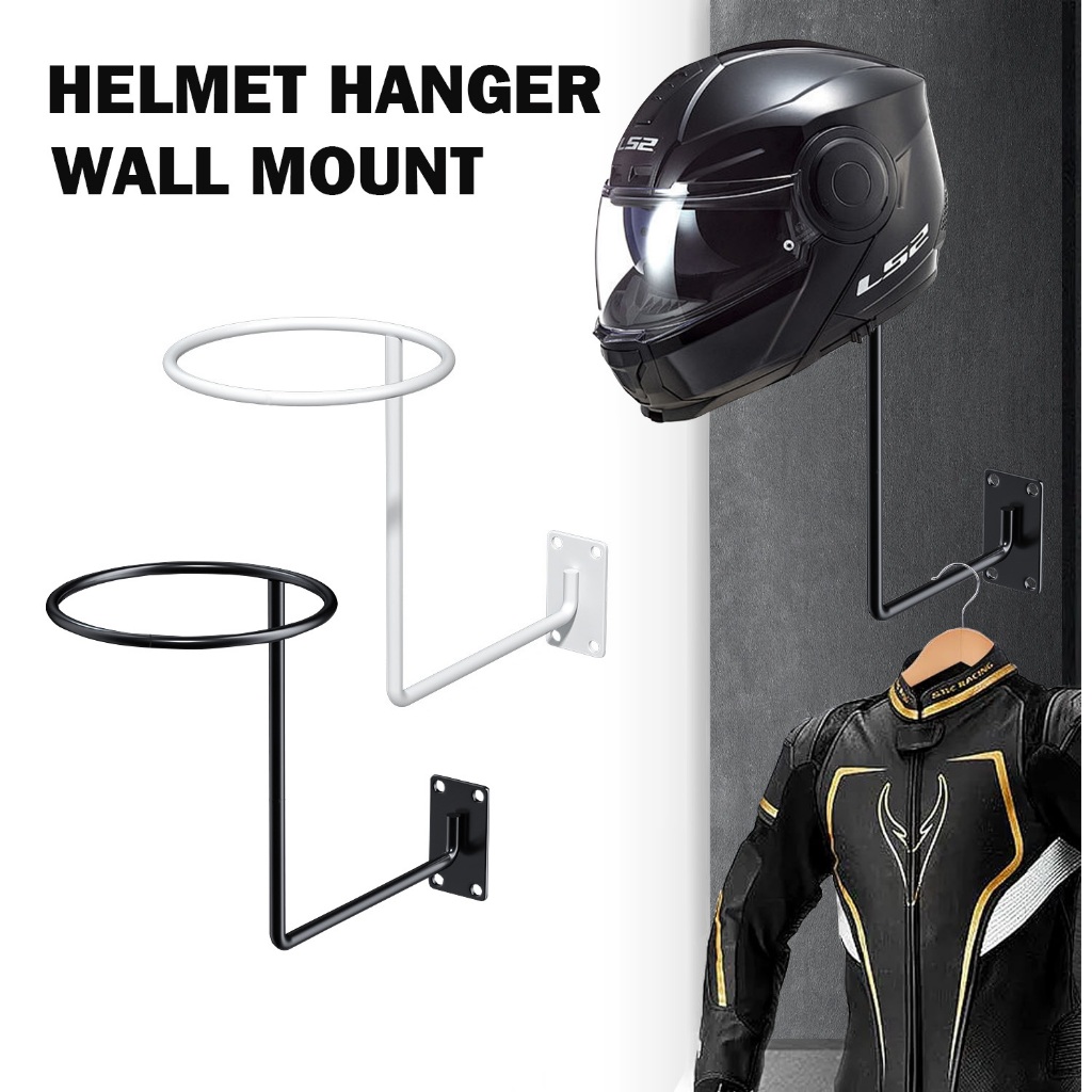Helmet Hanger Wall Mount Display Rack Storage | Shopee Philippines