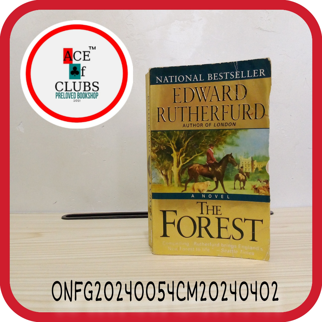 Edward Rutherfurd The Forest (Preloved/Used) Shopee Philippines