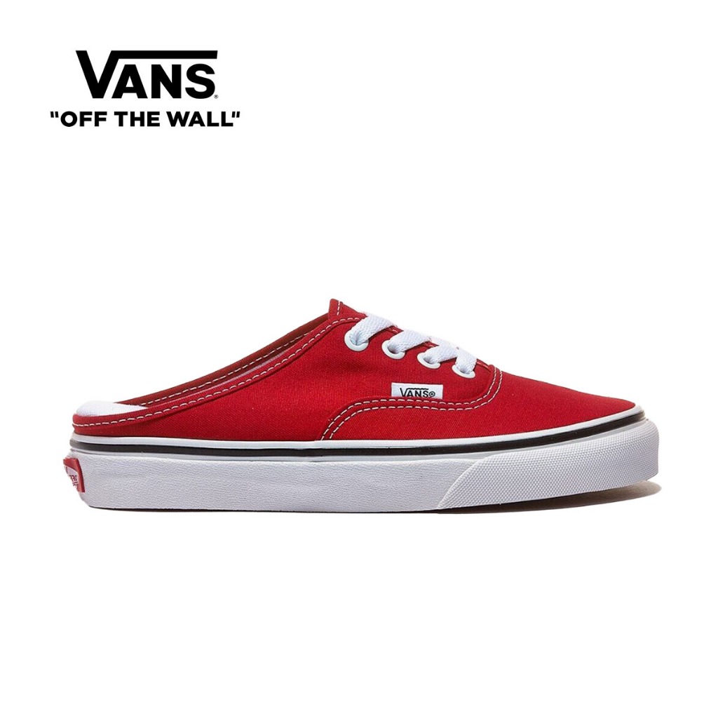 Ladies red vans on sale