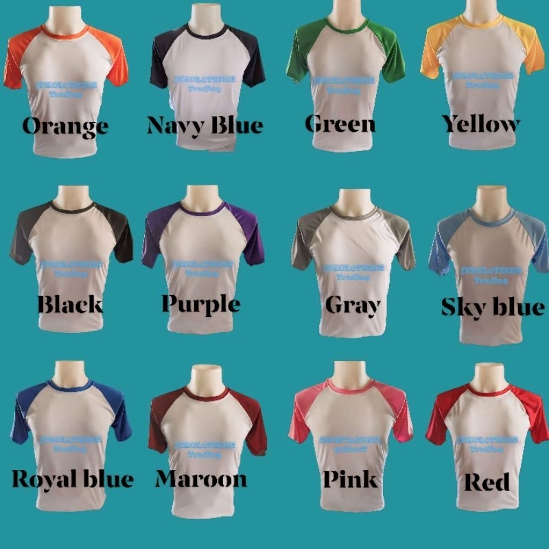 Raglan Active Dry For Sublimation | Shopee Philippines