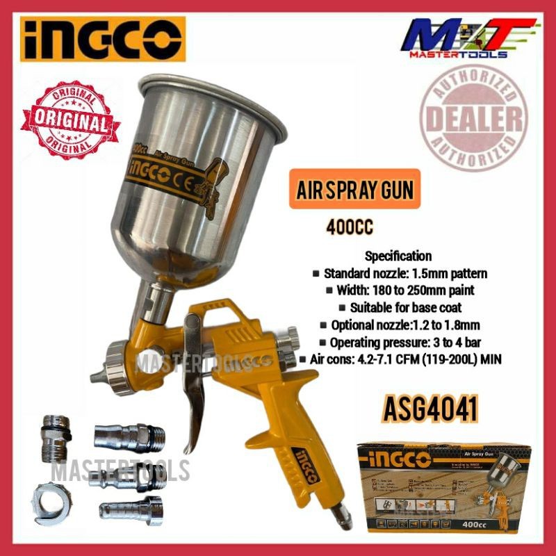 INGCO Gravity type Air Spray 400cc ASG4041 | Shopee Philippines