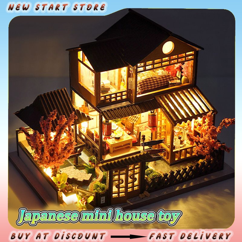 Dollhouse, Japanese Miniature House TC14 DIY Miniature Dollhouse - Main Image