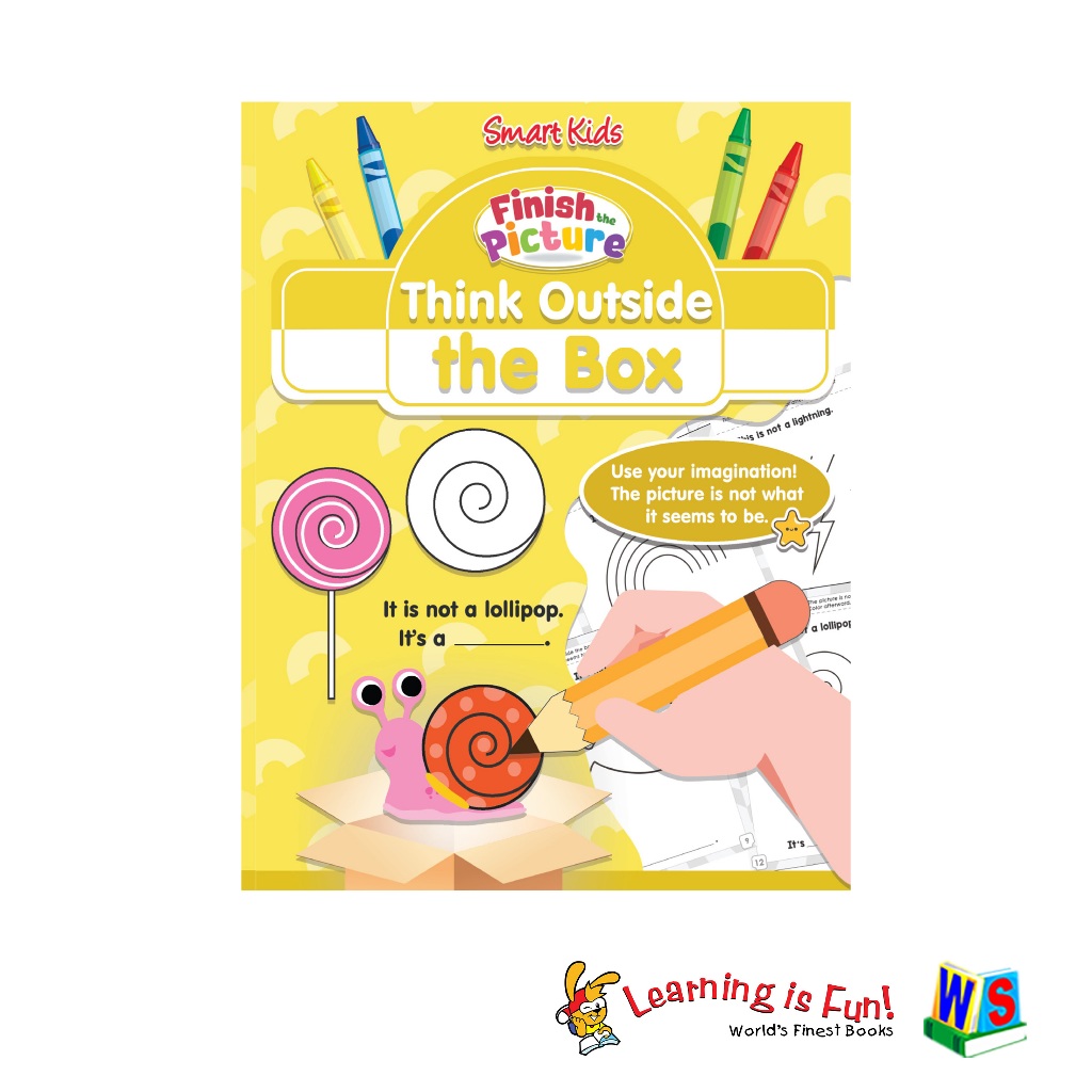 SMART KIDS FINISH THE PICTURE-THINK OUTSIDE THE BOX | Shopee Philippines