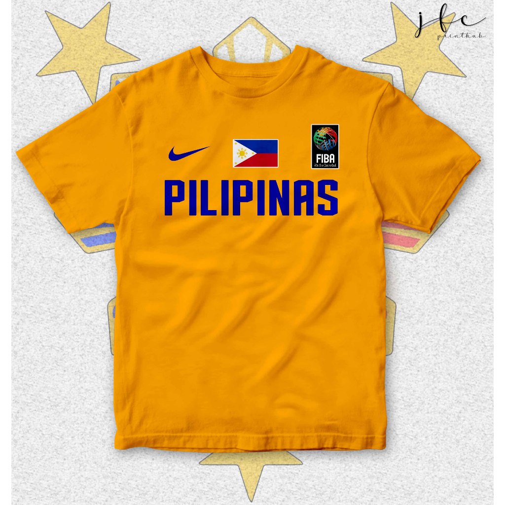 PILIPINAS FIBA Shirt - Pinoy Proud Inspired T Shirt | Shopee Philippines