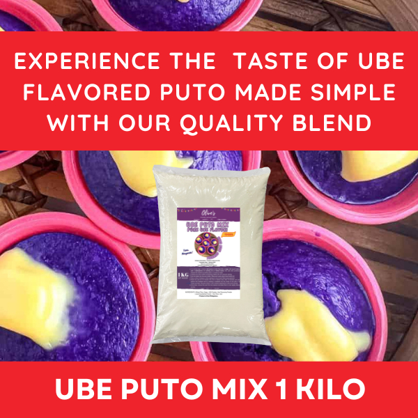 Ube Puto Mix (Soft and Fluffy Steamed Ube Rice Cakes) 1 Kilo | Shopee ...