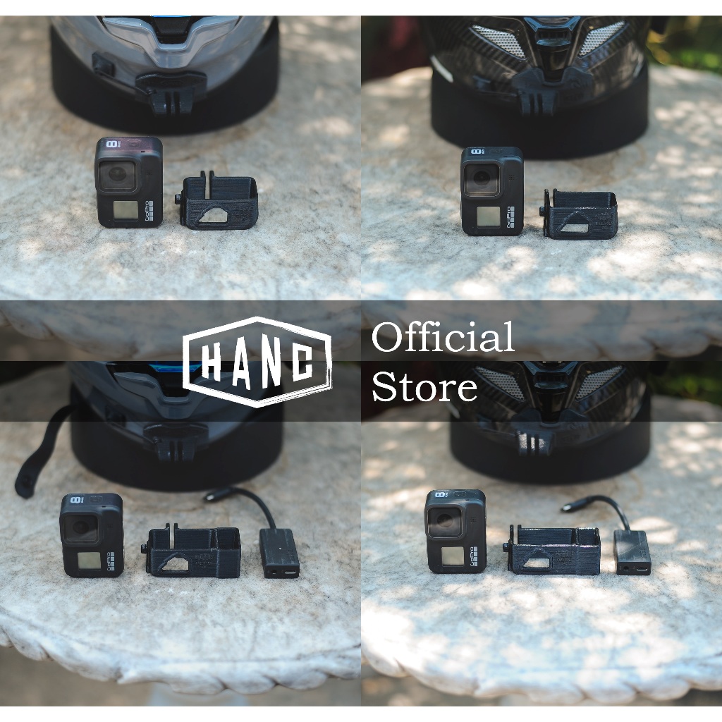 Gopro Hero 8 only Vertical Portrait Frame by HANC for helmet chinmount ...