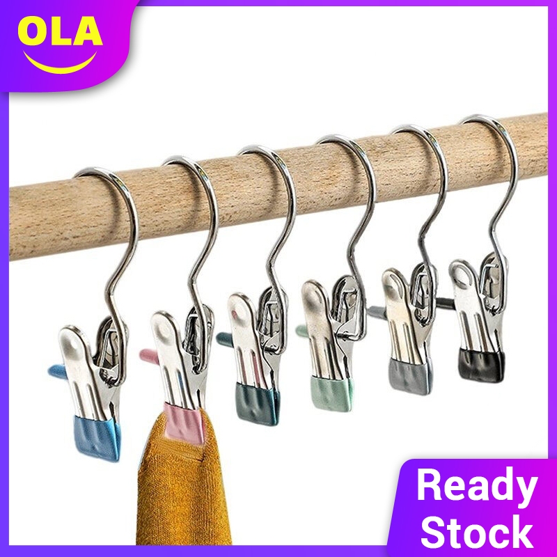 Boot Hangers, Stainless Steel Laundry Hanging Hooks with Clips Portable ...