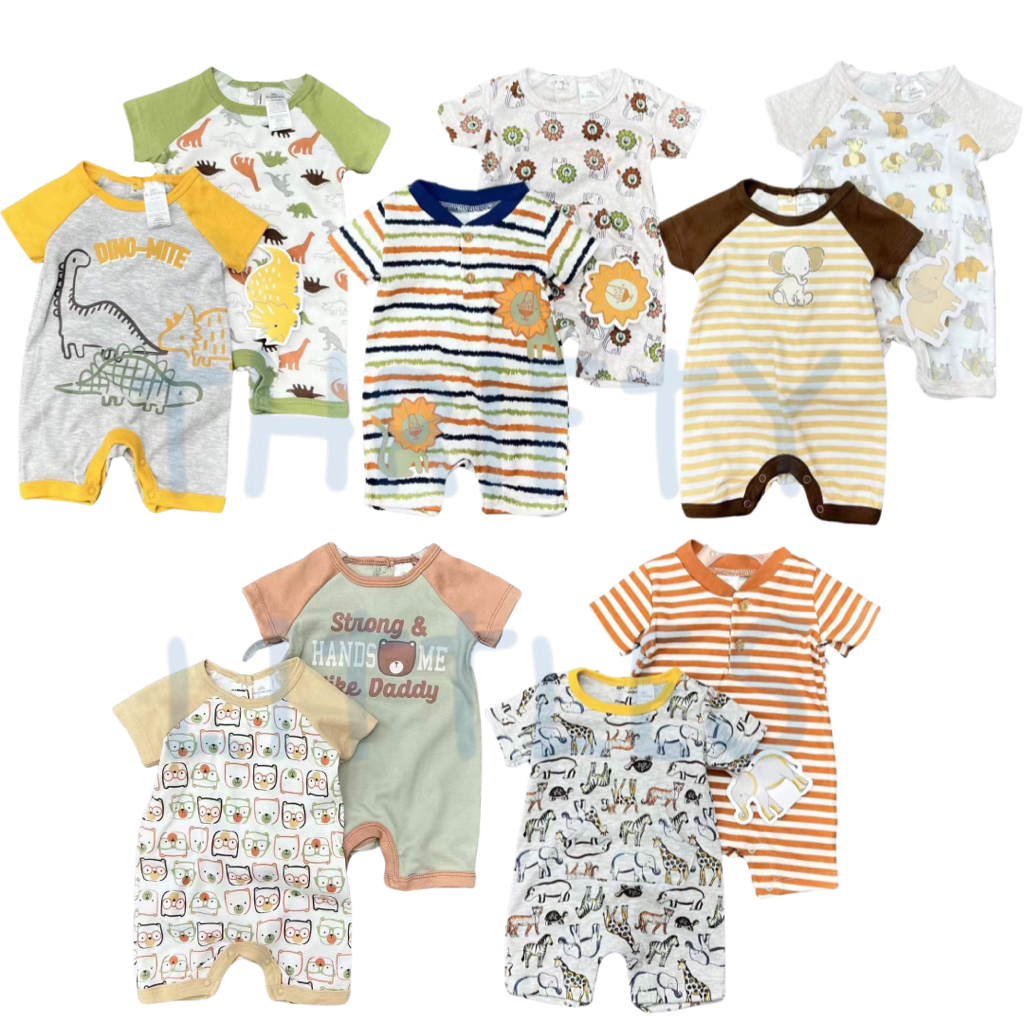 Little Beginnings 2 pcs rompers for baby boys | thrifty littles ...